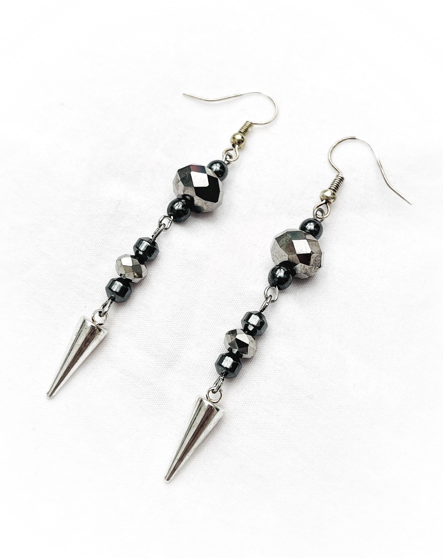 Hematite and Steel Spikes