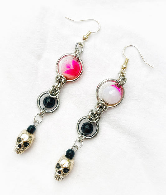 Encapsulated Agate and Skulls