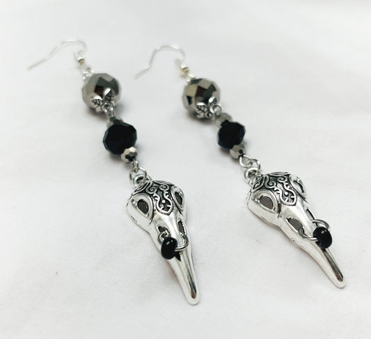 Gothic Raven Skulls
