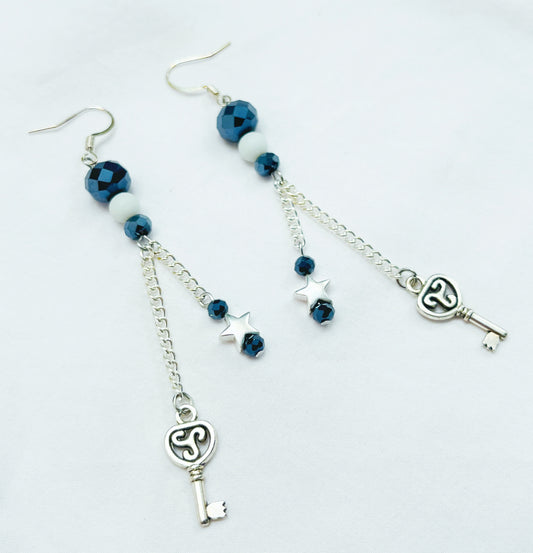 Silvery Stars and Keys (A)