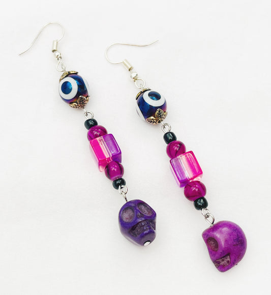 Hippie Skulls (Purple)