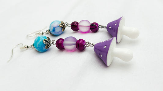 Tie-Died Mushrooms (Purple)