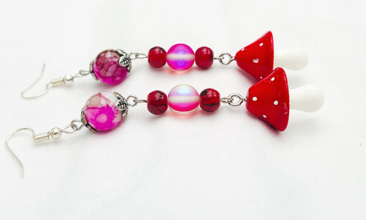 Tie-Dyed Mushroom (Red)