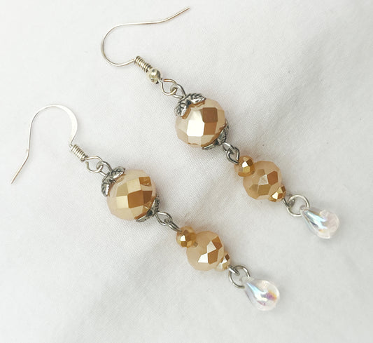 Cut Peach Teardrops
