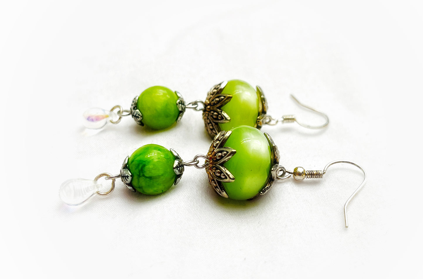 Lime Green Teardrops